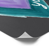 Uplifting you  Suicide Prevention Heart Design  ポスター (角)