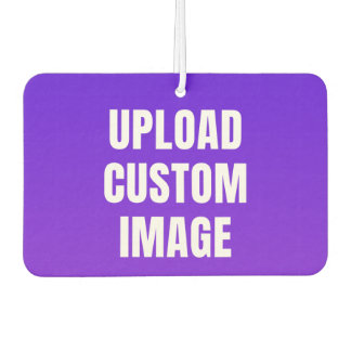 Upload 2 Custom Image - Add Your Own To Print On A カーエアーフレッシュナー
