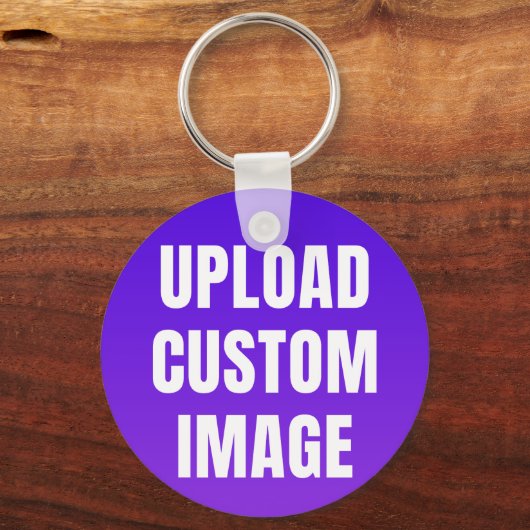 Upload 2 Custom Image - Add Your Own To Print On A キーホルダー (裏面)