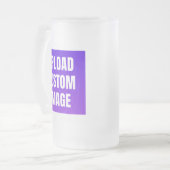 Upload 2 Custom Image - Add Your Own To Print On A フロストグラスビールジョッキ (正面左)