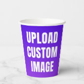 Upload 2 Custom Image - Add Your Own To Print On A 紙コップ (裏面)