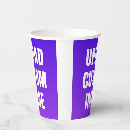 Upload 2 Custom Image - Add Your Own To Print On A 紙コップ (左)