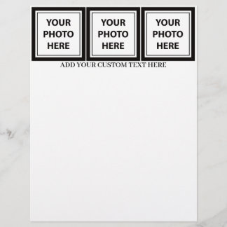Upload 3 Photos & Add Text – Customize Picture レターヘッド