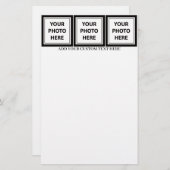 Upload 3 Photos & Add Text – Customize Picture 便箋 (正面/裏面)