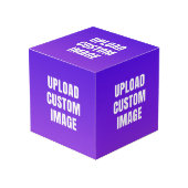 Upload 5 Custom Image - Add Your Own To Print On A フォトキューブ (正面アングル)