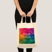 Upload Business Company Logo Image Template トートバッグ (正面(商品))