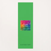 Upload Company Logo Custom Text Monogram Template ヨガマット (正面)