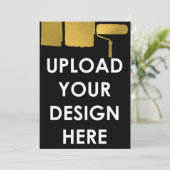 Upload Custom 5x7" Blank Promotional Business 招待状 (スタンド正面)