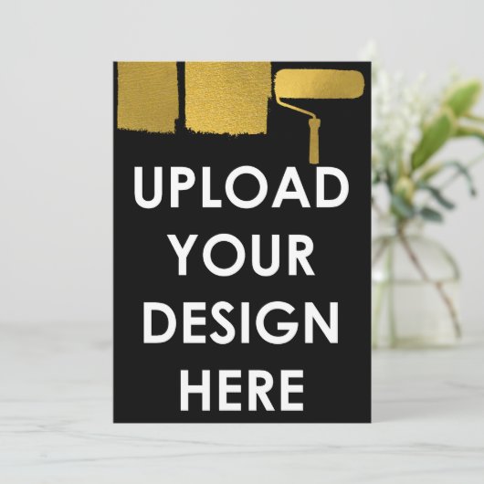 Upload Custom 5x7" Blank Promotional Business 招待状 (スタンド正面)