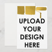 Upload Custom 5x7" Blank Promotional Business 招待状 (正面/裏面)