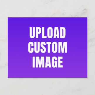Upload Custom Image - Add Your Own To Print On A インビテーションポストカード
