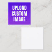 Upload Custom Image - Add Your Own To Print On A エンクロージャーカード (正面/裏面)