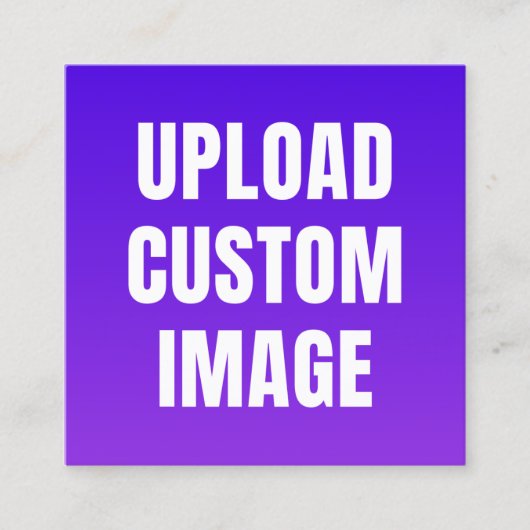 Upload Custom Image - Add Your Own To Print On A エンクロージャーカード (正面)