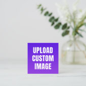 Upload Custom Image - Add Your Own To Print On A エンクロージャーカード (スタンド正面)