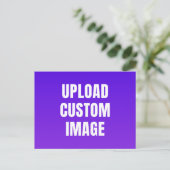 Upload Custom Image - Add Your Own To Print On A シーズンポストカード (スタンド正面)