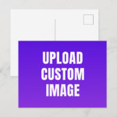 Upload Custom Image - Add Your Own To Print On A シーズンポストカード (正面/裏面)