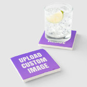Upload Custom Image - Add Your Own To Print On A ストーンコースター (横)