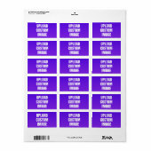 Upload Custom Image - Add Your Own To Print On A ラベル (フルシート)