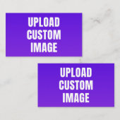 Upload Custom Image - Add Your Own To Print On A 割引カード (正面/裏面)