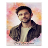 Upload His Photo – A Special Custom Gift For Him ポスター (正面)