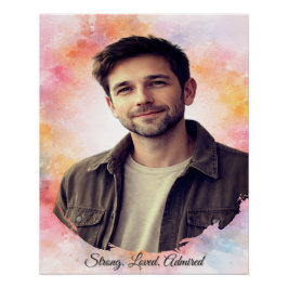 Upload His Photo – A Special Custom Gift For Him ポスター