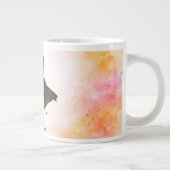 Upload His Photo- Personalized Custom Gift for Him ジャンボコーヒーマグカップ (右)