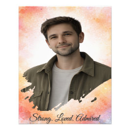 Upload His Photo- Personalized Custom Gift for Him フォトプリント