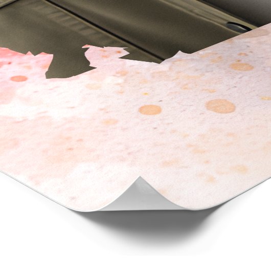 Upload His Photo- Personalized Custom Gift for Him ポスター (角)