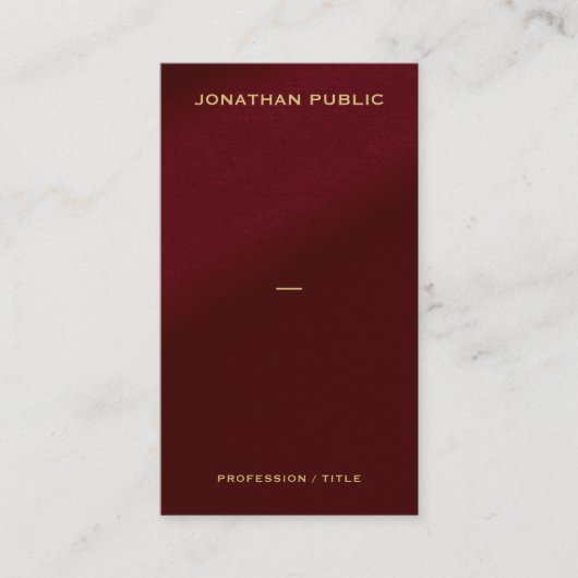 Upload Logo Here Custom QR Code Gold Text Font 名刺 (正面)