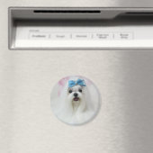 Upload Pet Photo Cute Adorable Dog マグネット (インサイチュ (食洗機))