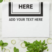 Upload Picture Photo & Add Text – Customize キッチンタオル (折り畳み)