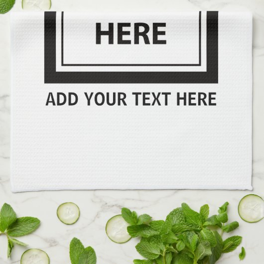 Upload Picture Photo & Add Text – Customize キッチンタオル (折り畳み)