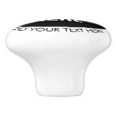 Upload Picture Photo & Add Text – Customize セラミックノブ (側面)