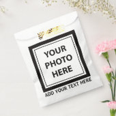 Upload Picture Photo & Add Text – Customize フェイバーバッグ (封をした状態)