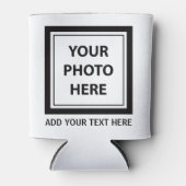 Upload Picture Photo & Add Text – Customize 缶クーラー (正面)