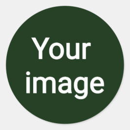 Upload Your Custom Image – Personalized Graphic ラウンドシール