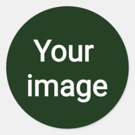 Upload Your Custom Image – Personalized Graphic ラウンドシール