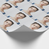 Upload Your Funny Face Photo Selfie ラッピングペーパー (角)