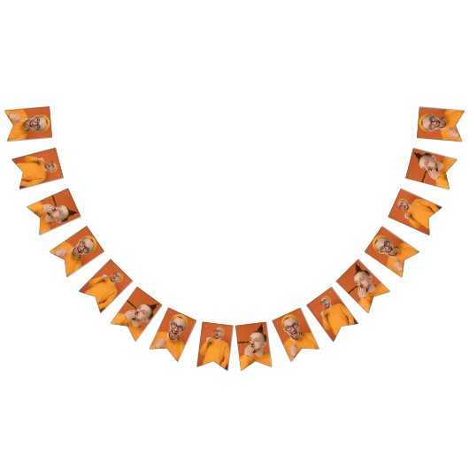 Upload Your Funny Photo Selfie Party  バンティングフラッグ (全)