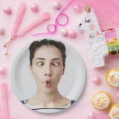  Upload Your Funny Photo Selfie Party  ペーパープレート (パーティー)