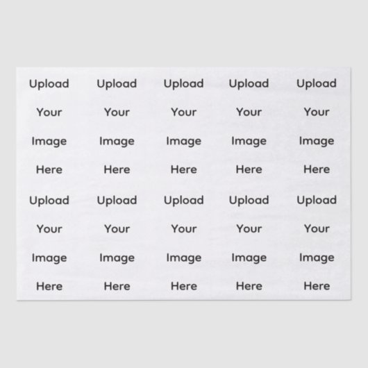 Upload Your Image Template Decoupage 薄葉紙 (正面)