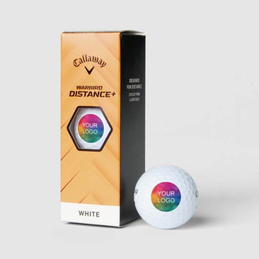 Upload Your Logo Callaway Golf Warbird Distance ゴルフボール (パッケージ)