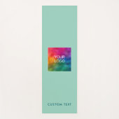 Upload Your Logo Custom Text Monogram Modern ヨガマット (正面)