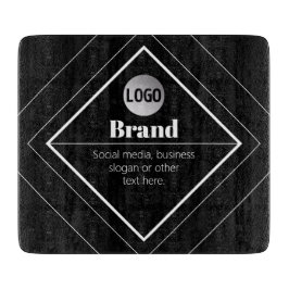 Upload Your Logo & Customizable Text Design カッティングボード