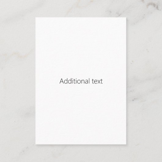 Upload Your Logo & Customizable Text Design 名刺 (裏面)