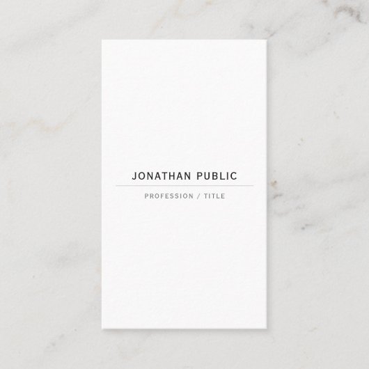 Upload Your Logo Modern Elegant Template QR Code 名刺 (正面)