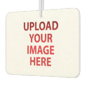 Upload Your loves Image Photo Logo カーエアーフレッシュナー (左)