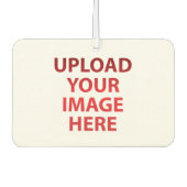 Upload Your loves Image Photo Logo カーエアーフレッシュナー (正面)