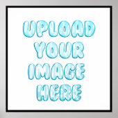 Upload Your loves  Image Photo Logo ポスター (正面)