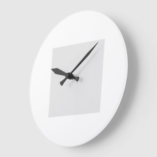 Upload Your Own Design Custom Clock ラージ壁時計 (傾斜)